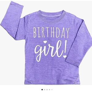 Lalo - Luna Birthday Girl long-sleeve top in purple lavender - size 8